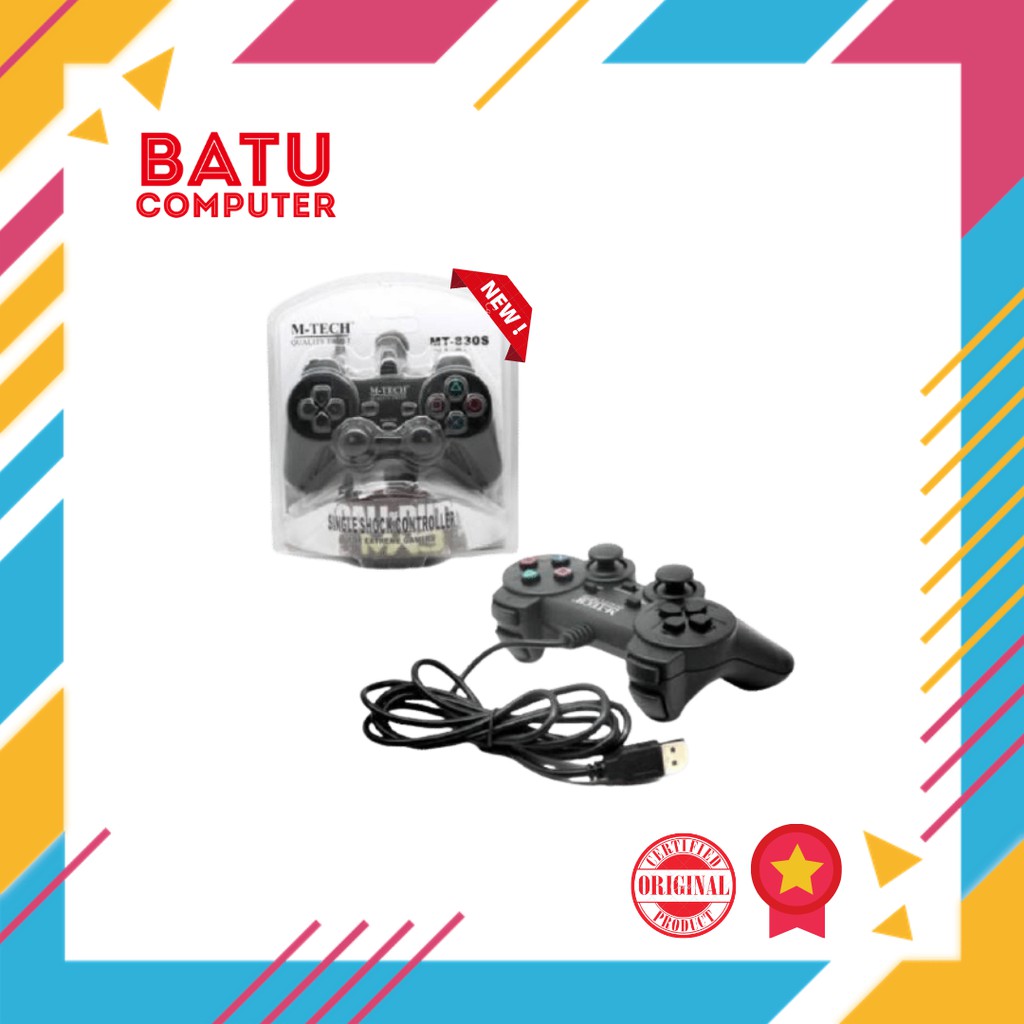 Gamepad Single Hitam M-Tech PC-Laptop