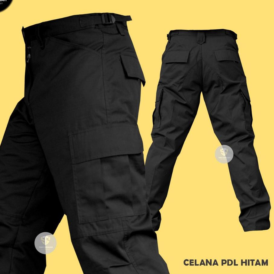 ➦ CELANA PDL COKLAT POLISI ✺