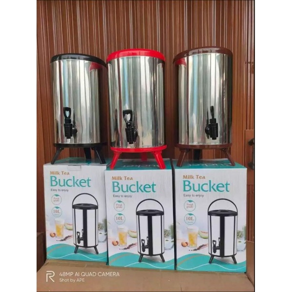 Dispenser Minuman Serbaguna Milk Tea Bucket 10liter