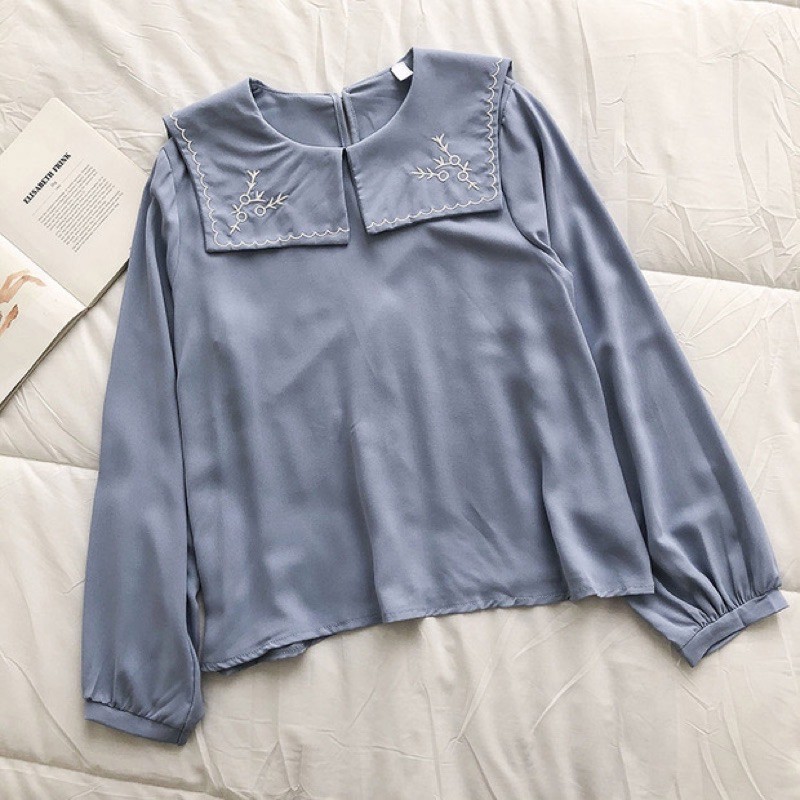 Blouse KOREA STYLE SWARO TOP - PAKAIAN WANITA / ATASAN - BLOUSE/ BAJU KEKINIAN