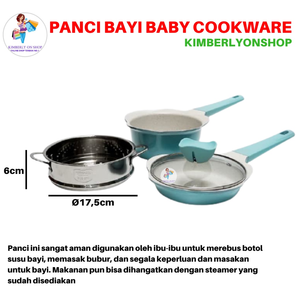 Panci Bayi Peralatan Masak Bayi Baby Cookware Welcook