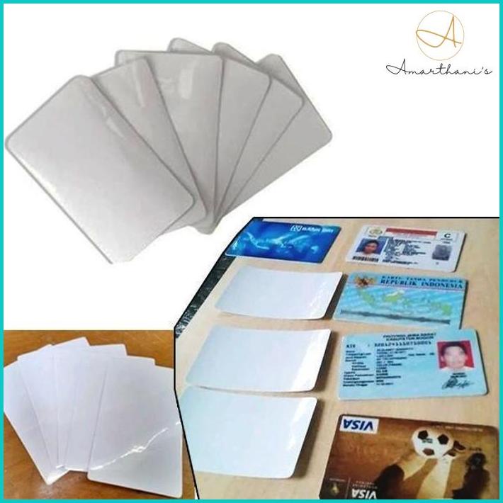 

Ac - Anti Gores Stiker Sim Ktp Kartu Goresan Nama Anti Luntur Baret Dompet