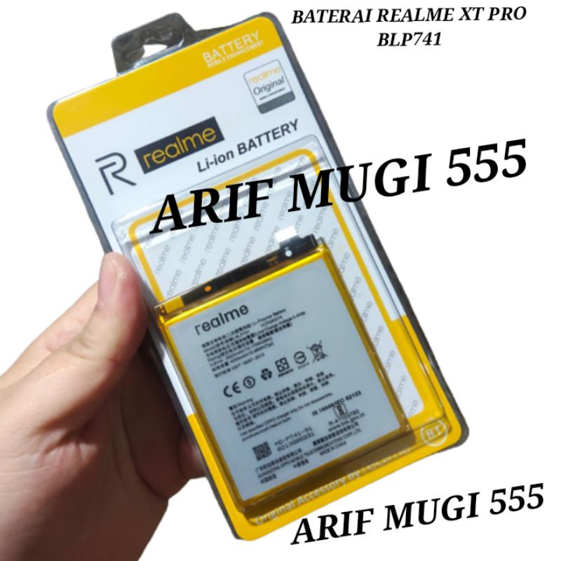 BATERAI BATRAI BATTERY BATU HP REALME XT PRO BLP741 ORIGINAL