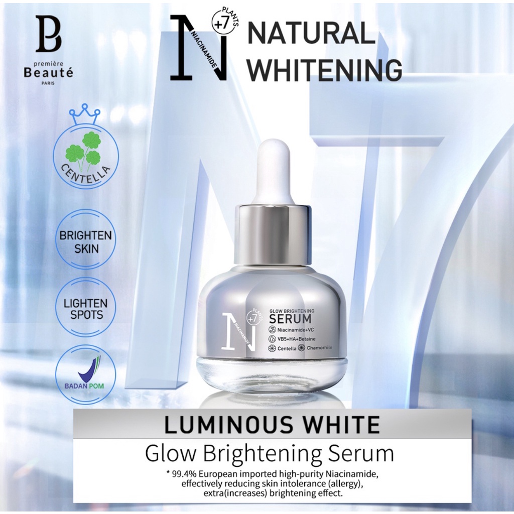 Premiere Beaute Niacinamide Centella Serum Luminous White Glow Brightening Serum 30ml