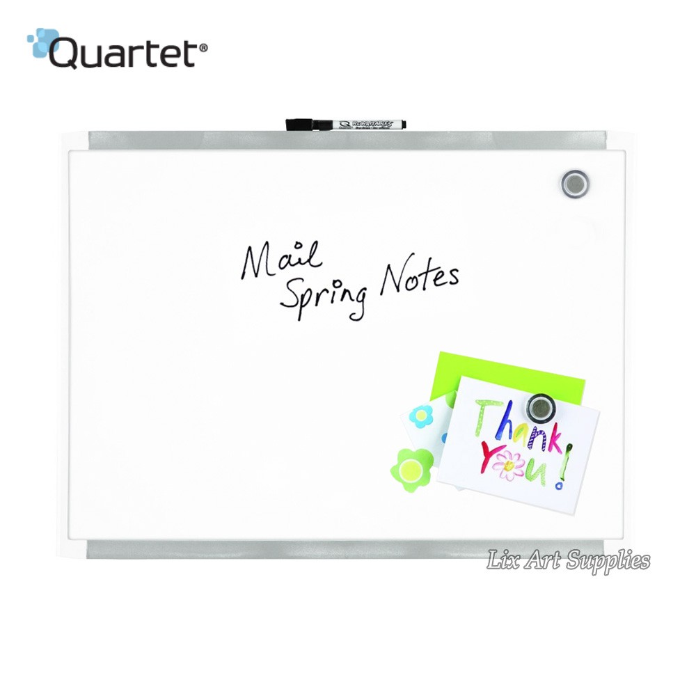 

QUARTET White Frame Magnetic Board 43 x 58 cm (Papan Whiteboard)