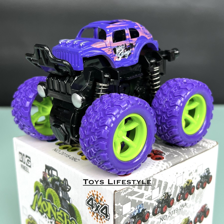 Mainan Anak Mobil Jungkir Balik Big Wheel Monster Zap Stunt Car Lucu