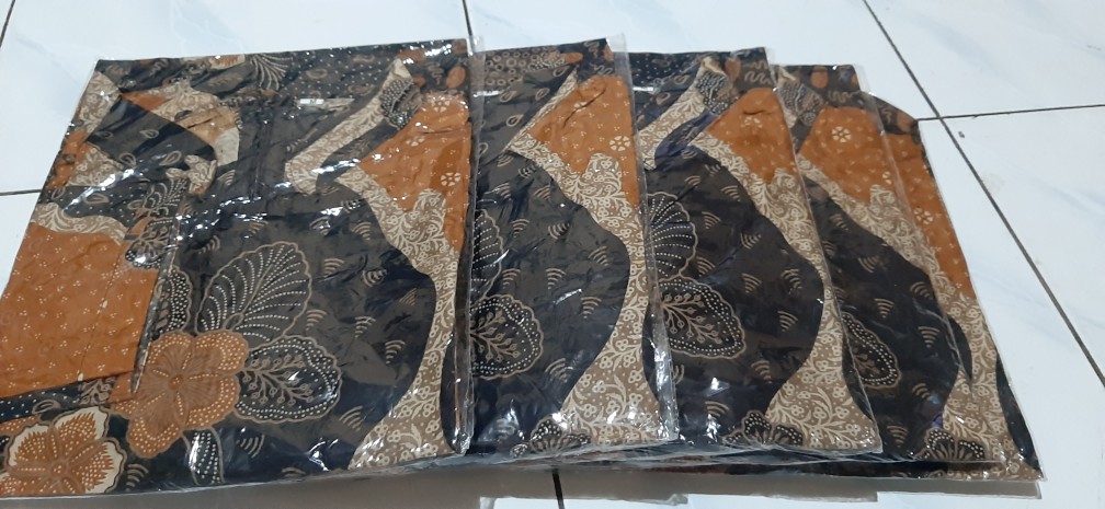 Batik Tunik Shibori Jumputan Terbaru Size S-3l / Hrb026 Yelbor Navbor / Biru Putih