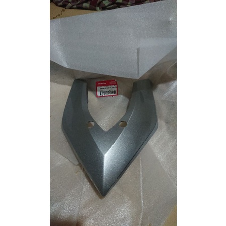 Cover Front Upper Panel-Tameng-Tebeng-Dasi Depan Revo 110 DX-Revo AT-Revo Matic Original AHM Silver