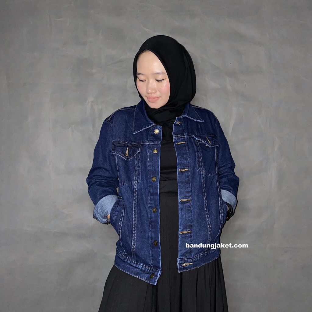 JAKET JEANS SANDWASH || CLASIC DENIM PRIA DAN WANITA