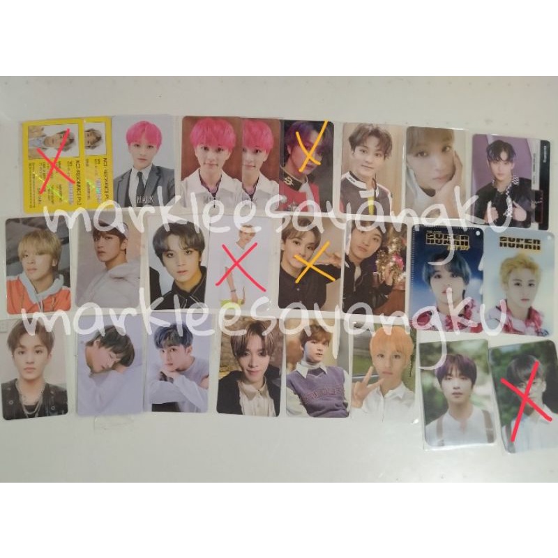 mark haechan photocard awaken season greeting cahol superone kihno