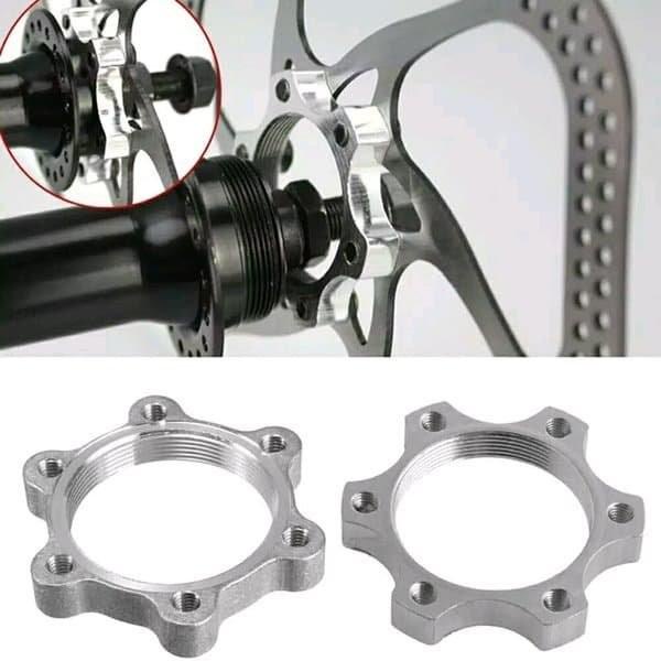 ADAPTOR ROTOR SILVER DISK BRAKE REM CAKRAM SHIMANO SEPEDA MTB FEDERAL