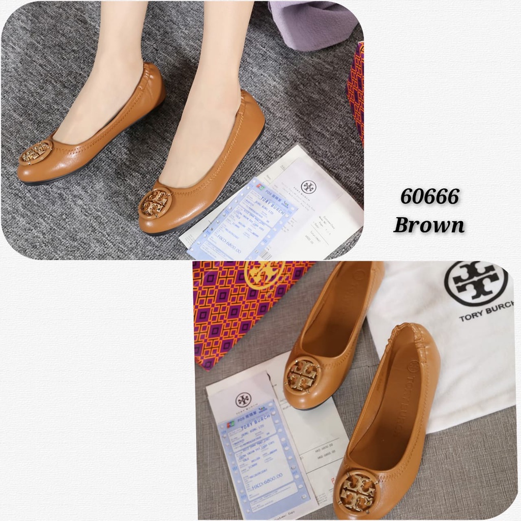 Flat Shoes TB Classic logo| Kode 60666 MURAH