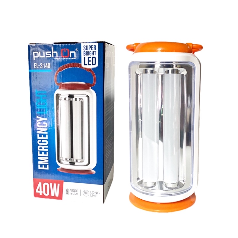 Lampu Emergency 40 Watt Tahan 80 Jam Push On 3140