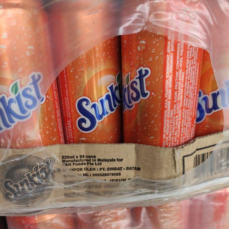 minuman kaleng sunkist
