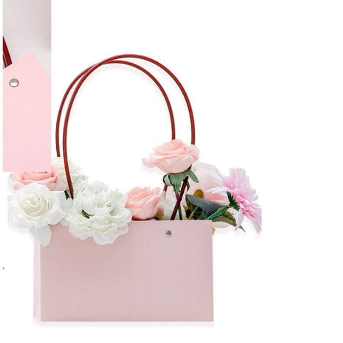 

JGO Box Kotak Hampers Gift Flower Rose / Tempat Kado Import Dus Tali