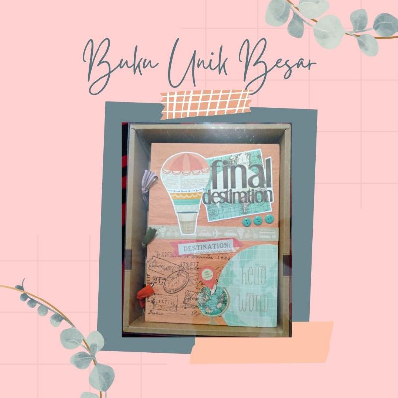 

buku unik kado lucu hadiah menarik buku catatan polos note book hand made