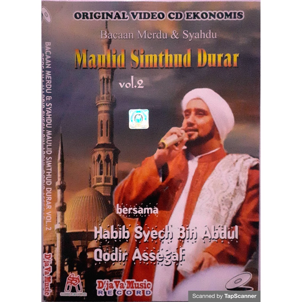 Maulid Simthud Durar Vol.2 Habib Syech Bin Abdul Qodir Assegaf | VCD Original
