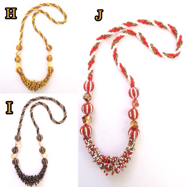 Kalung wanita manik-manik fashion wanita handmade bola-2