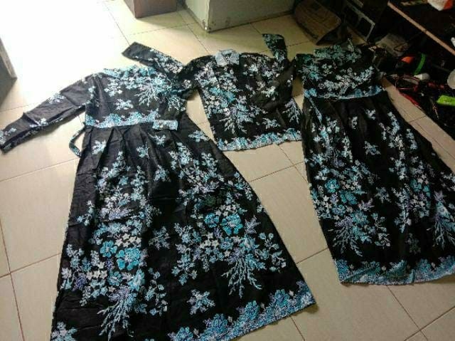 Batik Couple Keluarga Maura Couple Sania Ruffle Ori Ndoro Jowi Dnt Cibulan