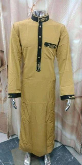 Jubah pria daffa Alharomain Kantun import mesir premium