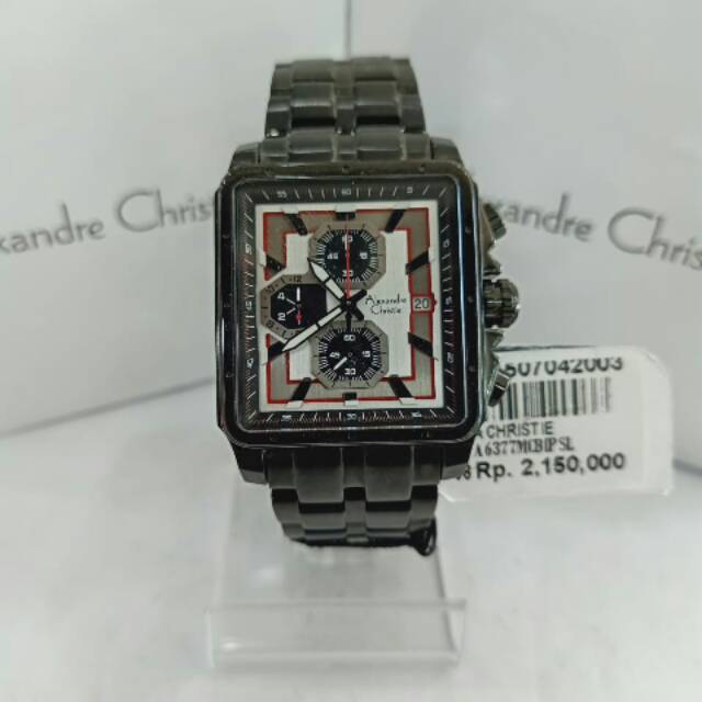 Jam Tangan Alexander Christie AC 6377 Tali Stainless Mesin Baterai Original