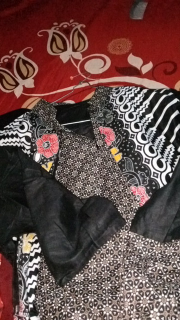 Ms Gamis Batik Sriwedari Maxi Bumil/busui Katun Sogan Allsize Ld 104..