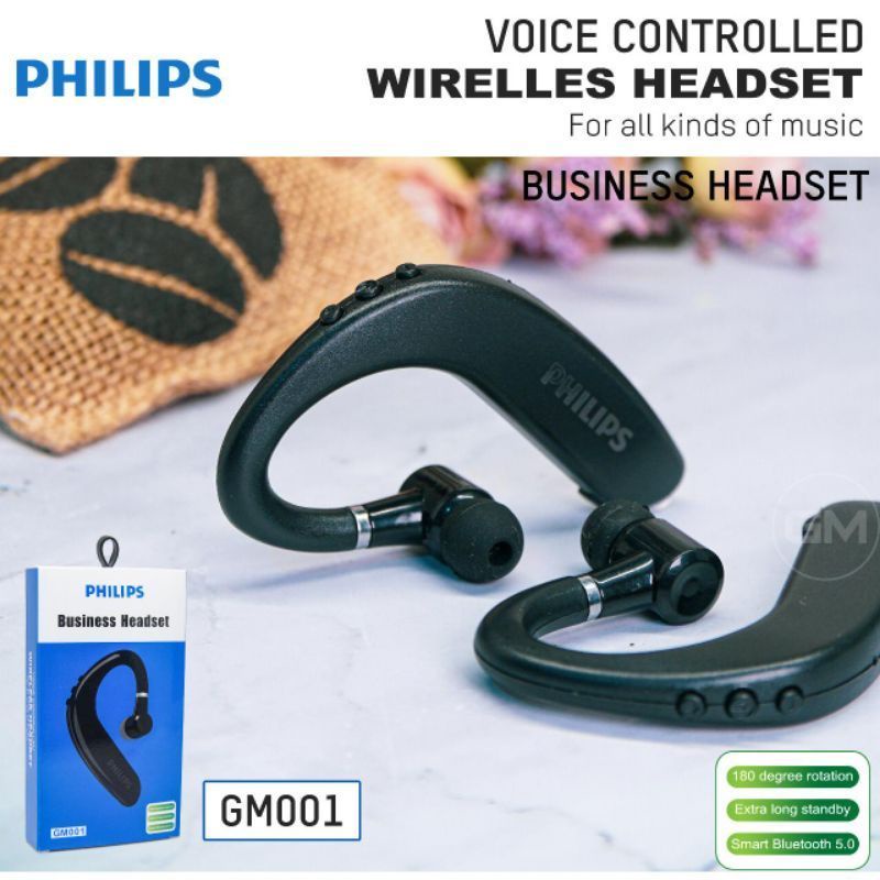 HF HEADSET BLUETOOTH PHILIPS GM-001 SUPER BASSS