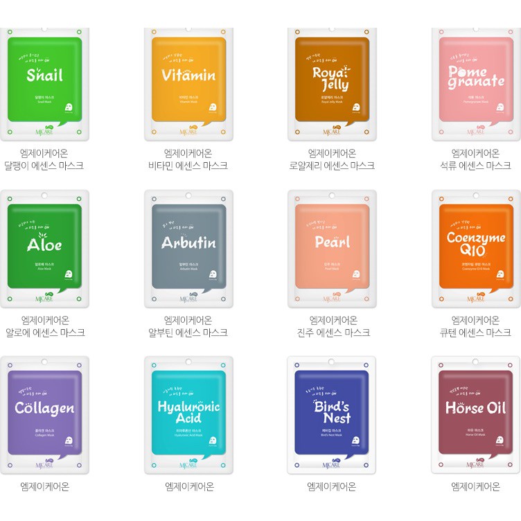 Korean Sheet Mask MJ Care ON Murmerrr
