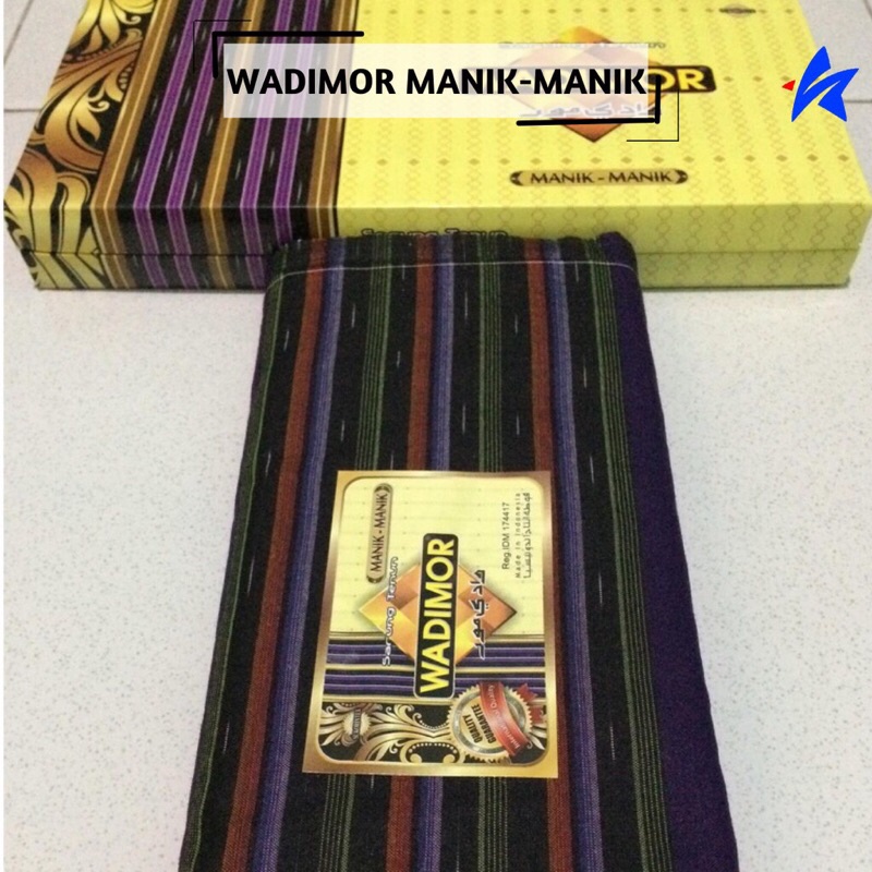 Sarung Wadimor Motif MANIK MANIK- Kain Tenun Dewasa Pria Laki Cowo Sholat Solat manik manik SARUNG WADIMOR BAHAN HALUS