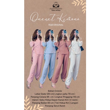 ONESET KIMONO IMPORT BY RGB ORIGINAL