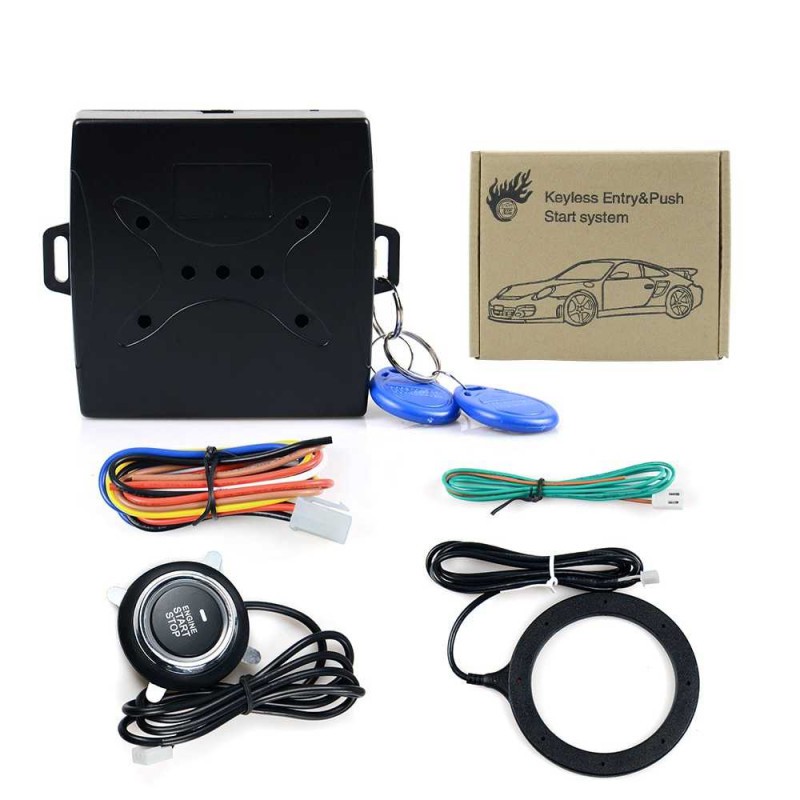 Push Start System Keyless Entry RFID Alarm Anti Theft -  KQS-Q5