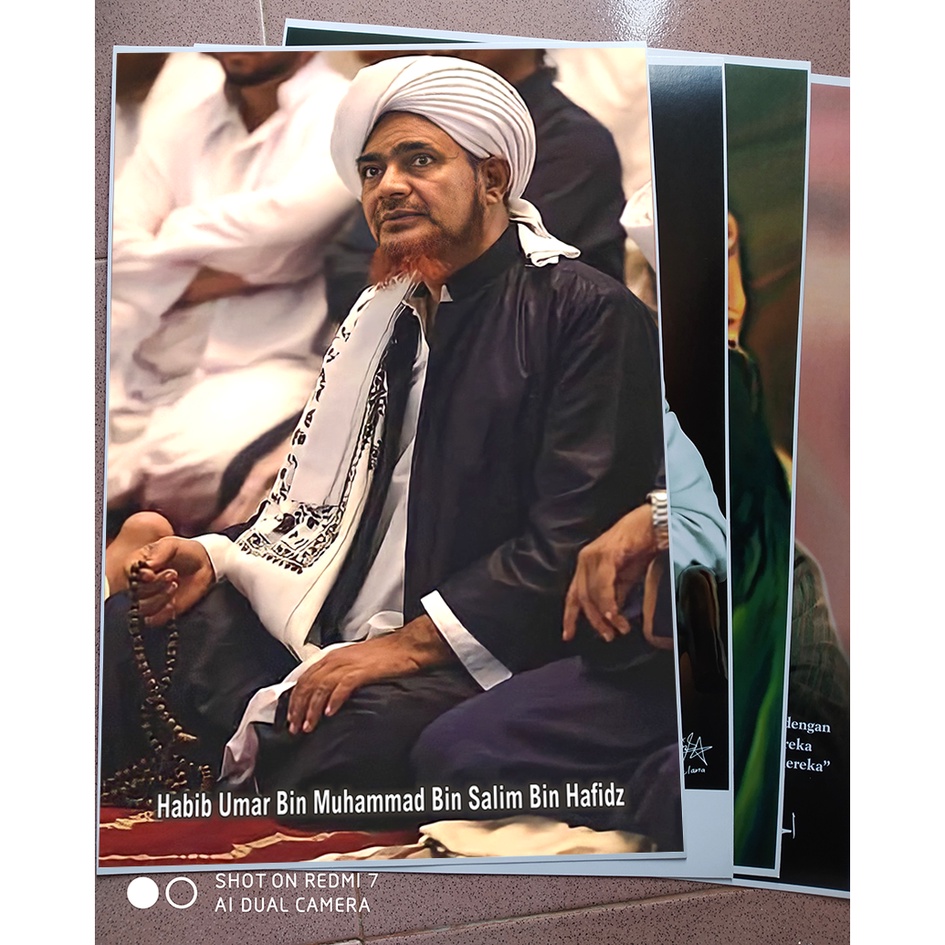 POSTER HABIB UMAR BIN HAFIDZ JUMBO BAHAN LUSTER UV