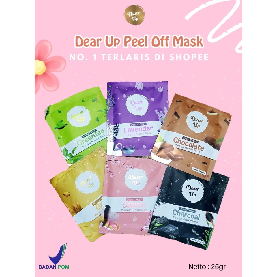 Dear Up Pell Off Mask 25gr BPOM