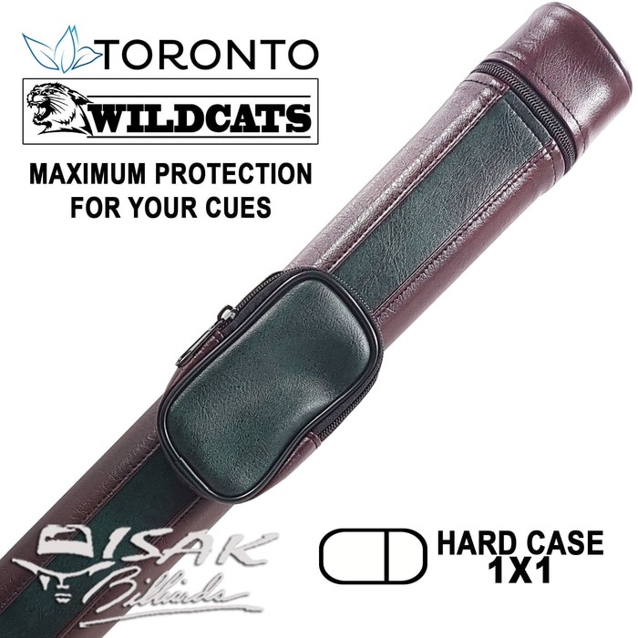 Toronto Wildcats 1x1 Case 115 - Tas Stick Hard Cue Billiard Biliar