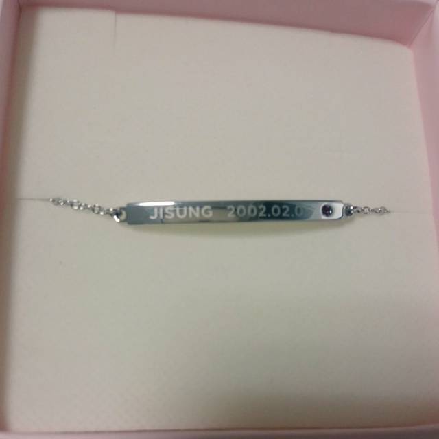 NCT Dream Birthday Bracelet Jisung Silver