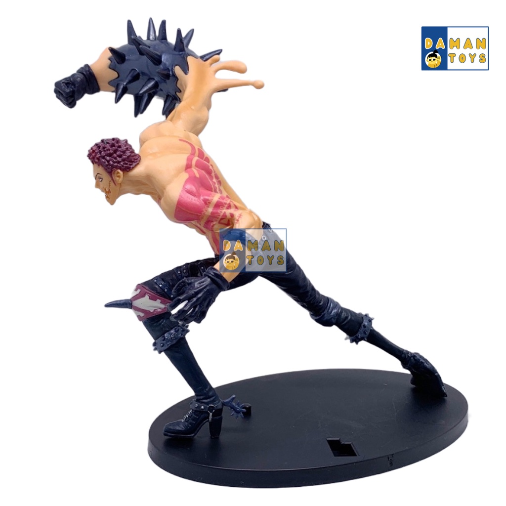 Action Figure Anime Charlotte Katakuri Battle Record One Piece King of Shapes Grandista PVC