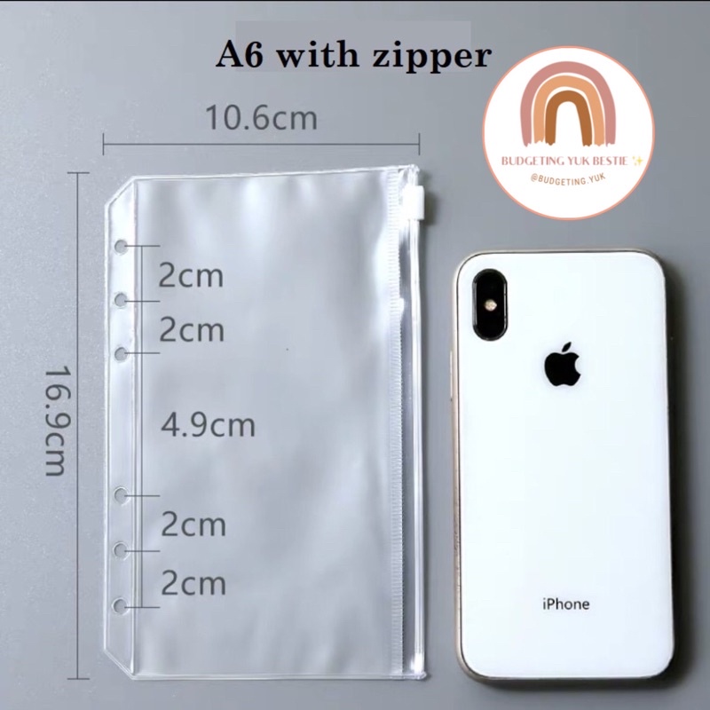 

A6 Ziplock Money