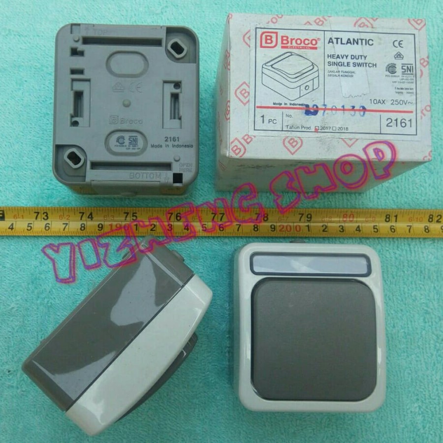 SAKLAR SINGLE OUTDOOR BROCO ATLANTIC