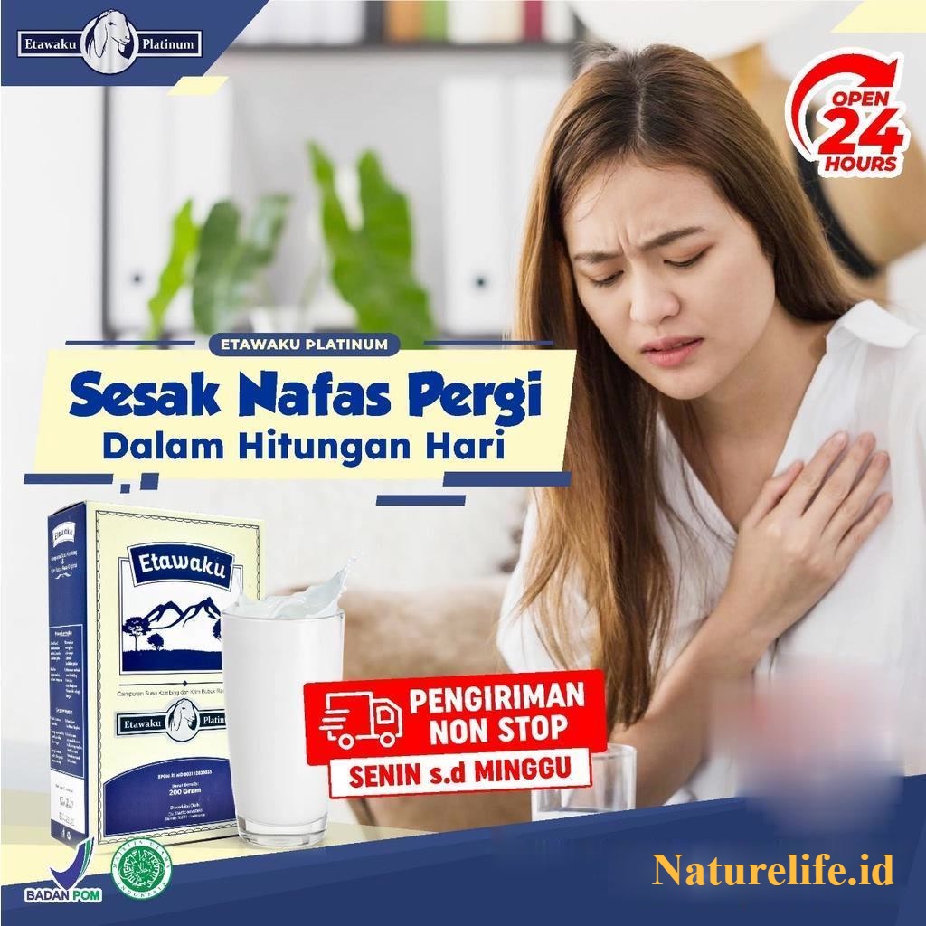 

Susu Kambing Etawa - Etawaku Platinum Krimer Bubuk Rendah Lemak Tingkatkan Kekebalan Tubuh & Atasi Gangguan Pernapasan Pernafasan Asma Bronkhitis Pneumonia Isi 200gr Bersertifikasi Halal dan BPOM