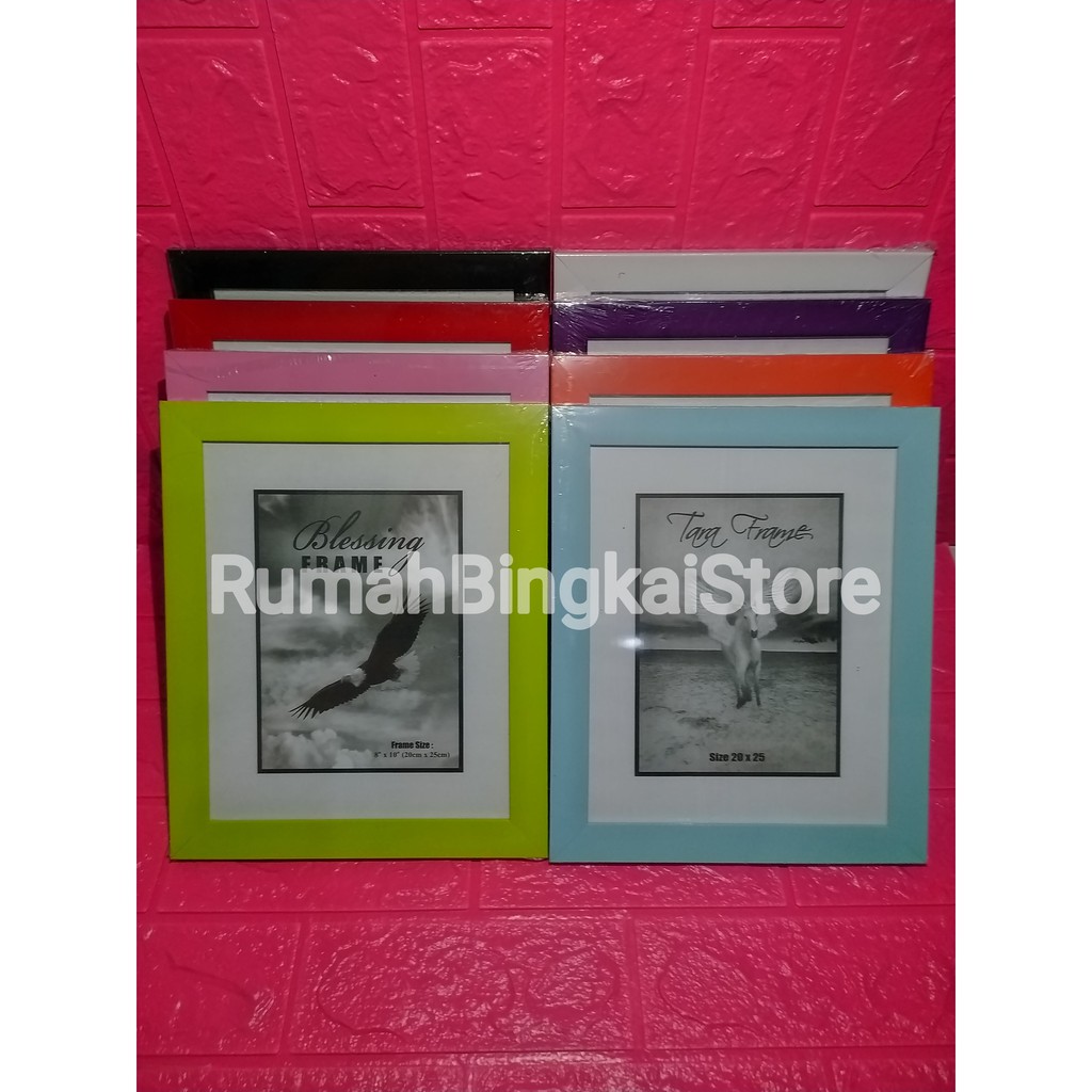 Bingkai Foto 10R Minimalis 20 CM X 25 CM / bisa bayar ditempat