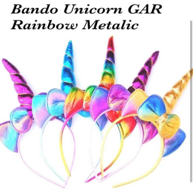 Bando Unicorn Lucu Kreatif Bandana Pesta Ulang Tahun Tokopelanginicer