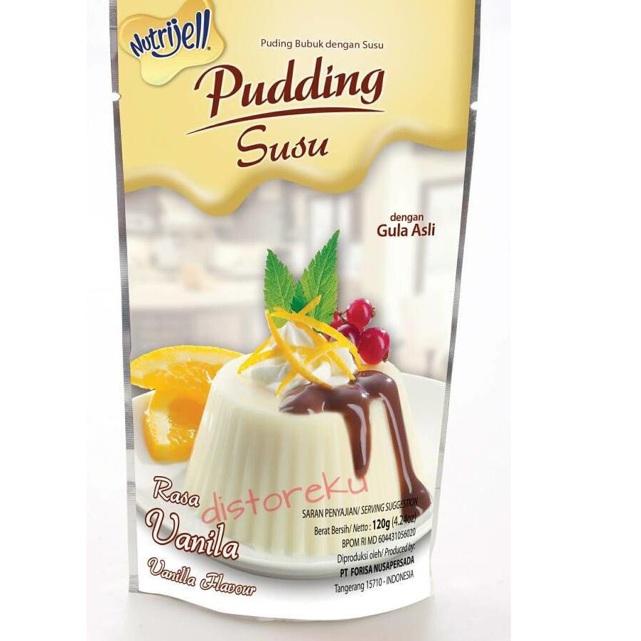 

PROMO 3.3 nutrijel PUDING susu rasa VANILA vanilla flavour 120gr (4.2oz)