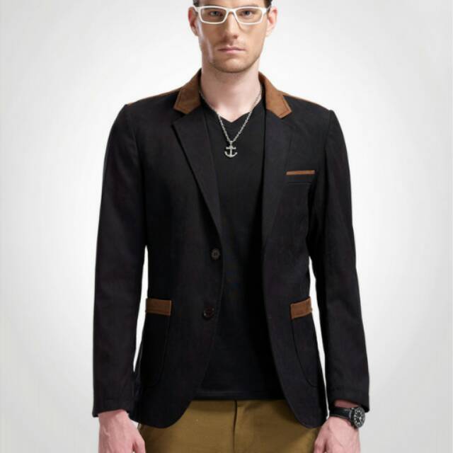JAS RESMI, JAS MURAH, JAS SANTAI, BLAZER MURAH, BLAZER PRIA, BLAZER WARNA HITAM, BLAZER KOREA
