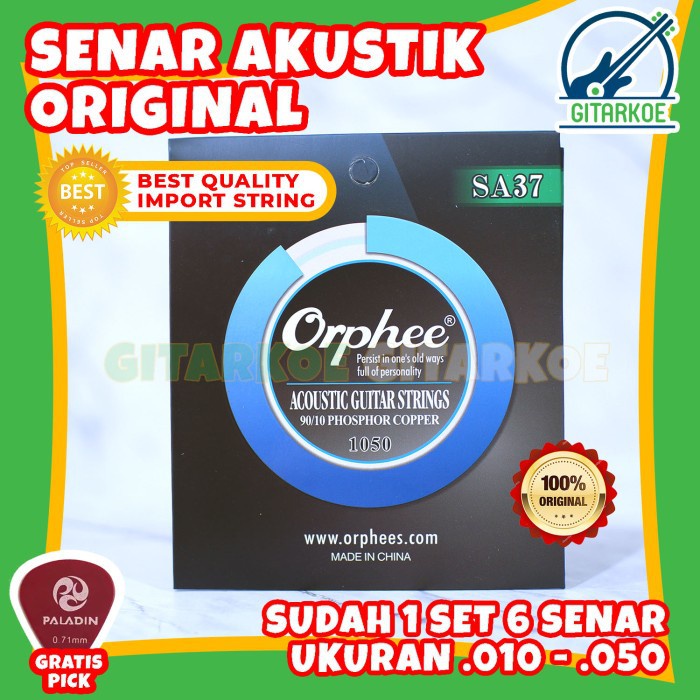 Senar Gitar Akustik Original .010-.050 Professional RA-37H Orphee SA37