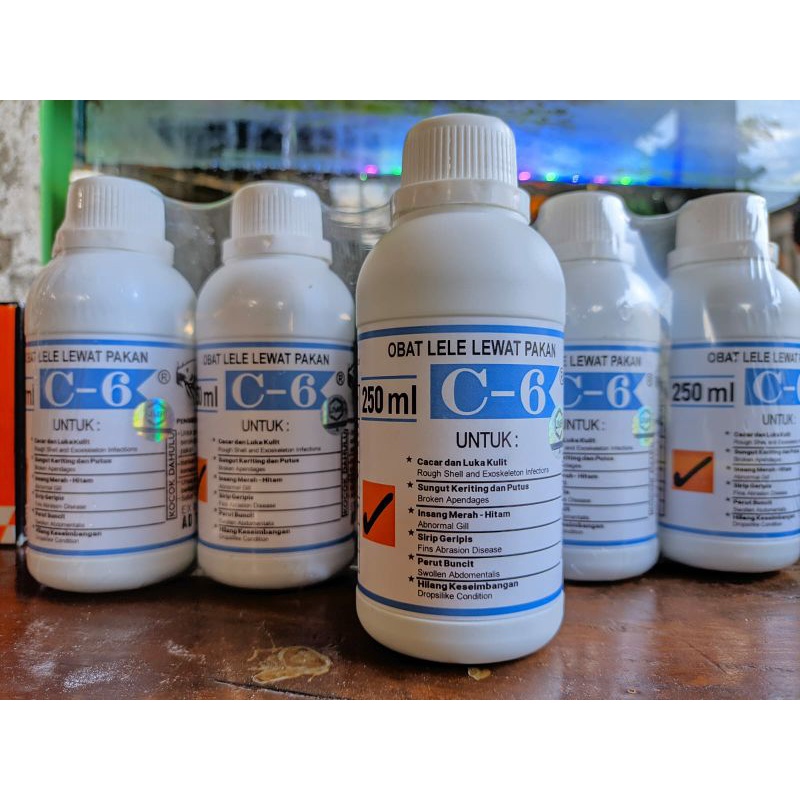OBAT LELE LEWAT PAKAN C6(250ml)