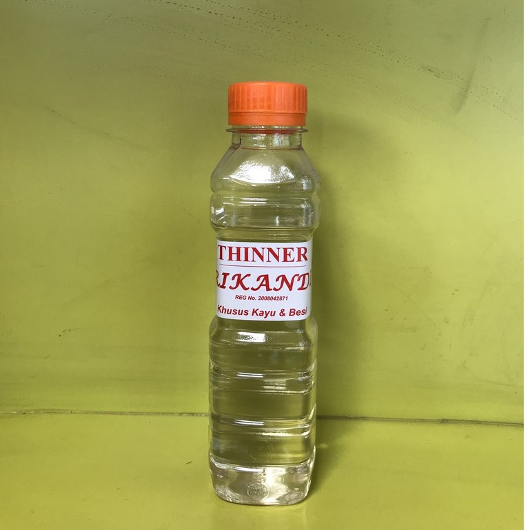 

Thinner Botol Murah 200cc - Tiner Pengencer Cat Minyak