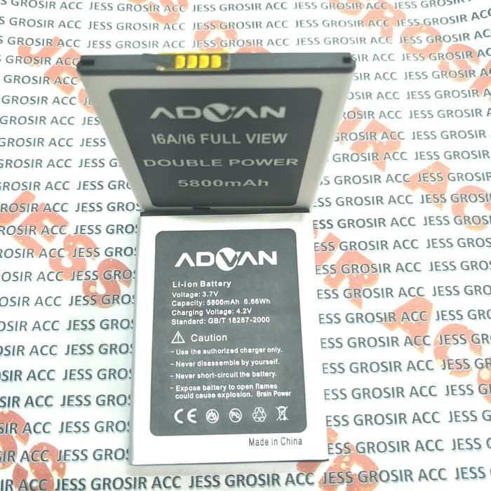 Baterai Battery Original Double Power ADVAN I6A Fullview , i6 Fullview