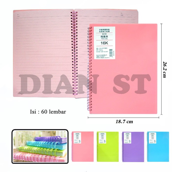 

Diskon Buku Tulis Spiral B5 / Notebook - Pc Murah