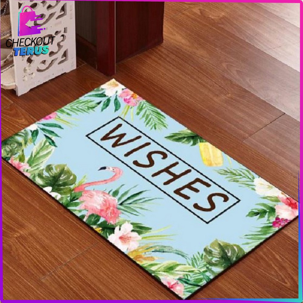 CT C230 C233 Keset Kaki Anti Slip 40X60CM Keset Kamar Mandi Karakter Bahan Memory Foam Menyerap Air Keset Rumah Anti Licin