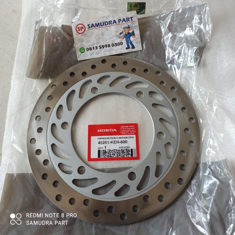 Piringan cakram depan Megapro Primus original 45251KEH600